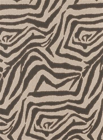 Zebra Ikat Steel Lacefield Fabric