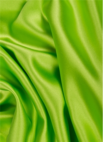 Apple Green Duchess Satin Fabric