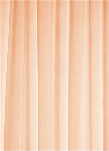 Peach Chiffon Fabric