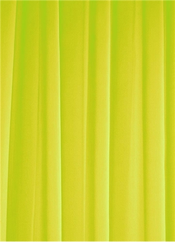 Lime Chiffon Fabric