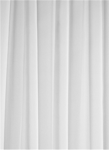60" White Chiffon Fabric