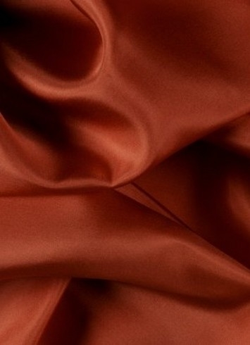 Burnt Orange China Silk Lining Fabric
