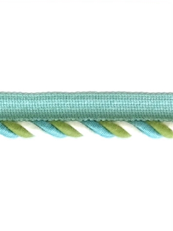 Sunbrella 3/8 Inch Cord Edge Blue Green