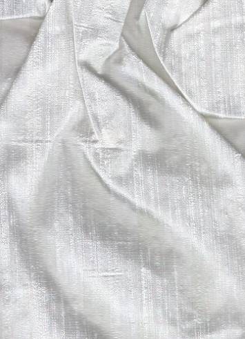 White Silk Dupioni Fabric