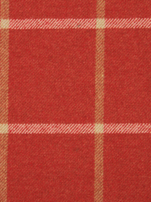 HELIOS PLAID LACQUER RED