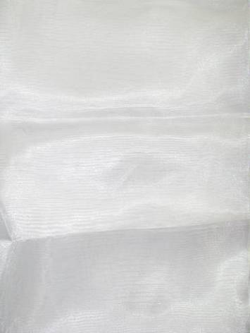 White Crystal Organza Fabric