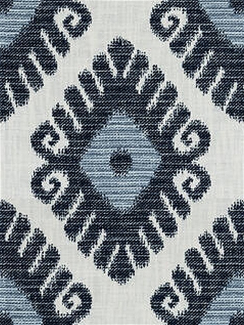 Jaclyn Smith 04755 Indigo Inside Out Ikat