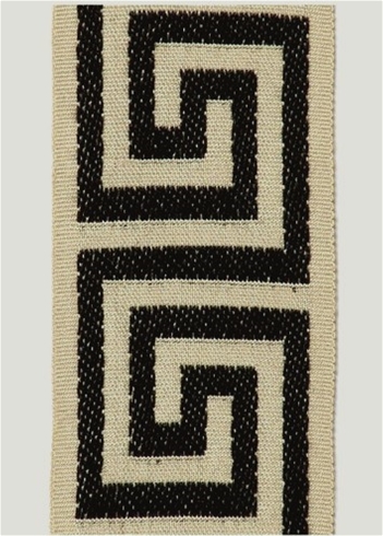 Black Greek Key Tape 825-410