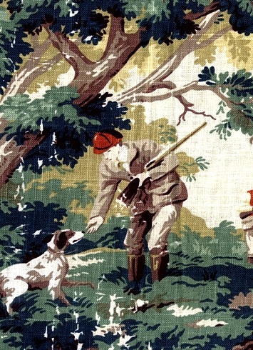 Avondale 297 Windsor Green Toile Fabric