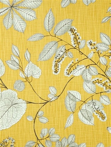 Arboretum Citrine Botanical P Kaufmann Fabric