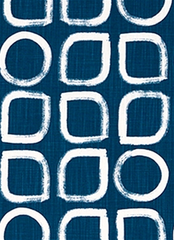 Asawa Block Midnight Domino Fabric