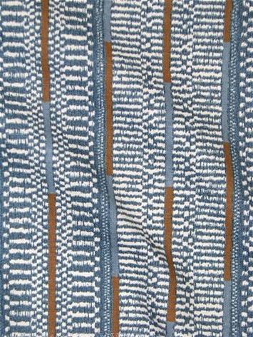 Ashanti Stripe Slate Kente Cloth