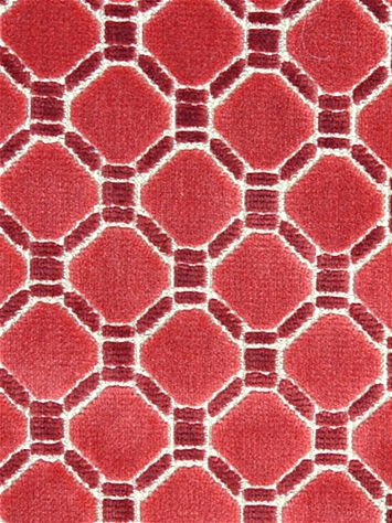 Ashford Cranberry Velvet Hamilton Fabric