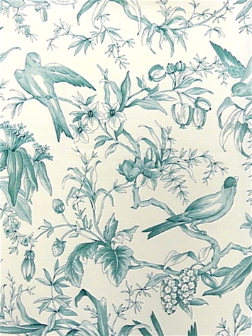 Audubon Toile Seafoam P Kaufmann Fabric 