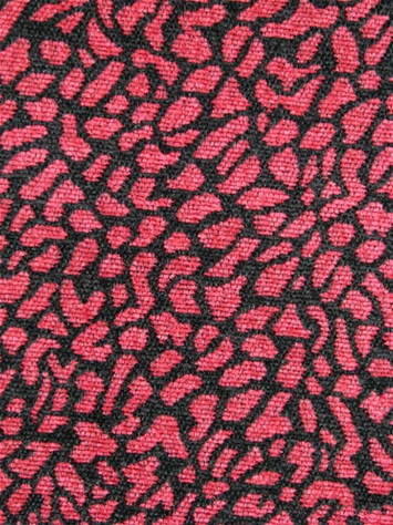 Berry Fawn Spots Chenille Fabric
