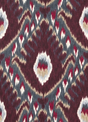 Bold ikat Currant