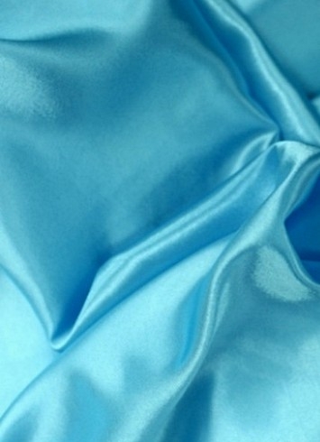 Aqua Crepe Back Satin Fabric