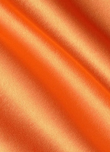 Orange Crepe Back Satin Fabric