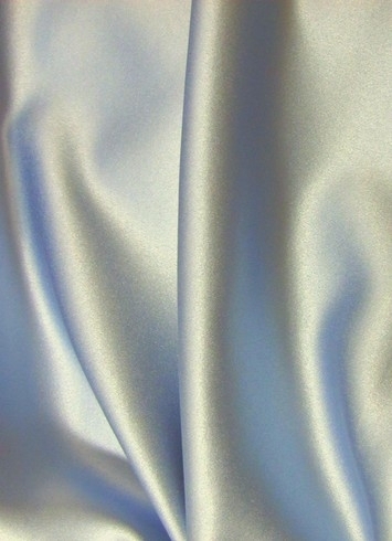 Silver Crepe Back Satin Fabric