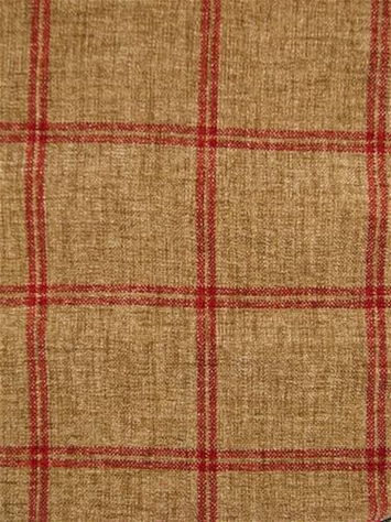 Campbell Crimson Chenille Plaid