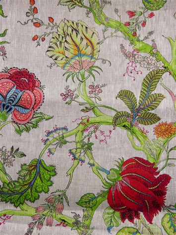 Ceylan Linen 29 Multi Jacobean Covington Fabric