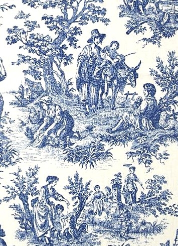 Charmed Life Cornflower Toile Fabric