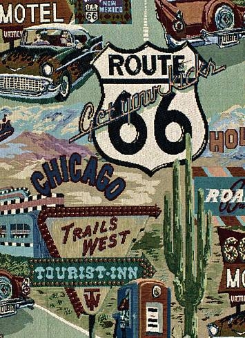 Route 66 Multi Regal Fabric