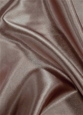 Cosmic Rays Taupe Satin Fabric