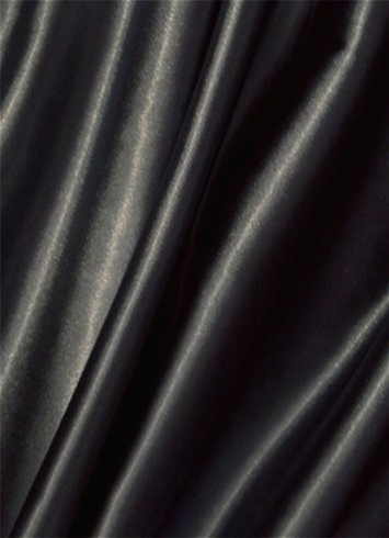 Cosmic Rays Charcoal Satin Fabric