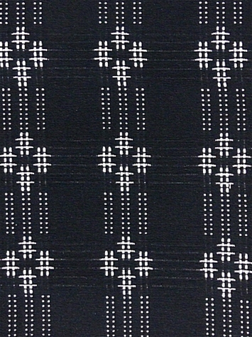 Cross Hatch White on Black