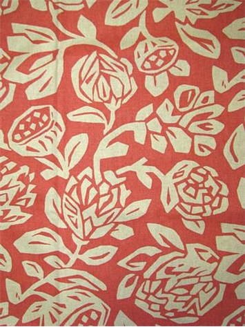 Cutwork Floral Coral