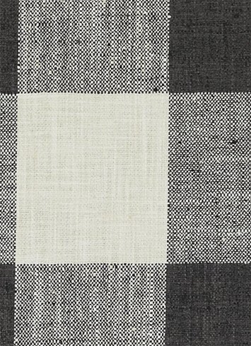 DM61278-698 Black/linen Plaid Duralee Fabric