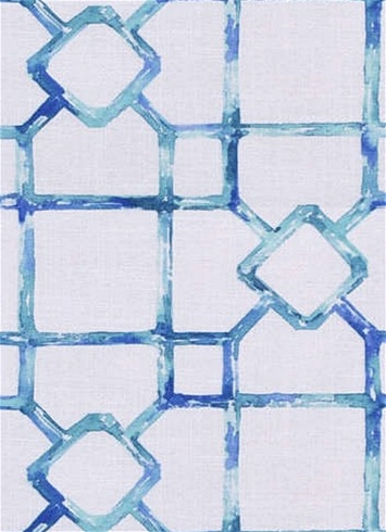Dinah 548 Isle Waters Lattice Fabric