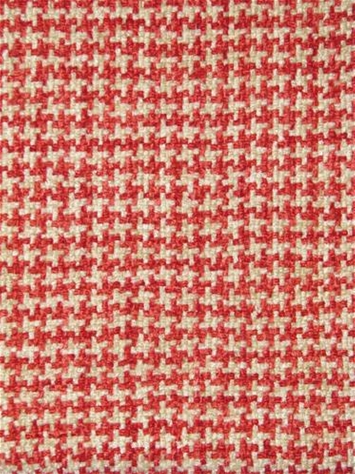 Dunbar Strawberry Chenille Houndstooth