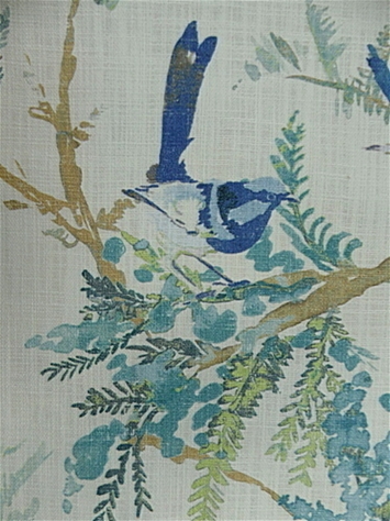 Emilia 524 Mediterranean Blue Covington Fabric