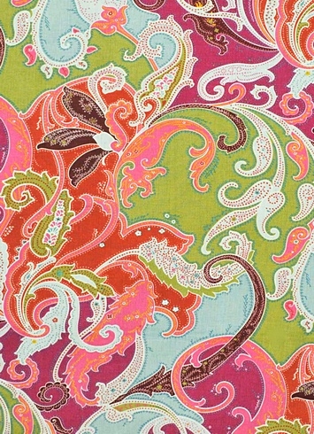 Clarence House Esmeralda Paisley 34667 Magenta