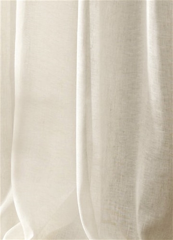 120” Wide Sheer Ivory Linen