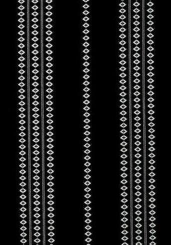 Finnish Stripe Black Cotton Jacquard
