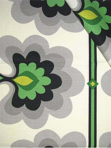 HGTV HOME FABRIC Flower Tower Malachite