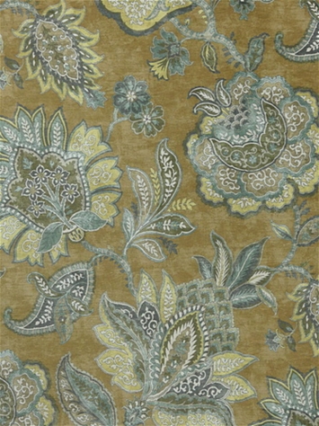 Fornax 820 Empire Gold Floral Covington Fabric