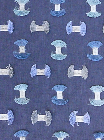 Frayed 518 Seaside Clipped Embroidery
