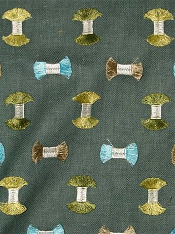 Frayed 501 Nile Clipped Embroidery
