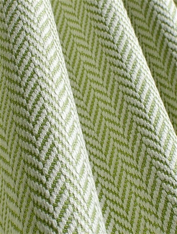 Funny Bone Kiwi Herringbone Fabric