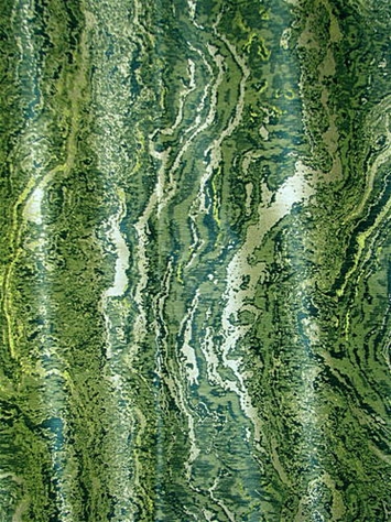 Geomancy Moss Marble Jacquard