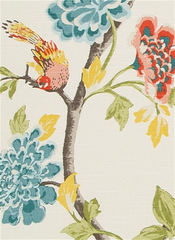 Helene Floral Persimmon