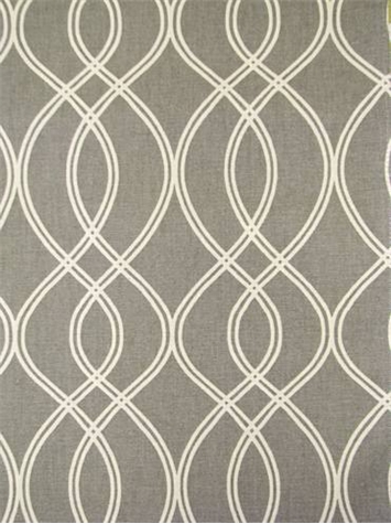 Helix Ogee Greystone Crypton Fabric