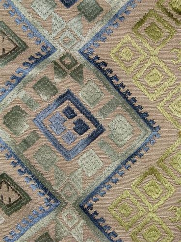 Ipanema Beach Embroidered Fabric