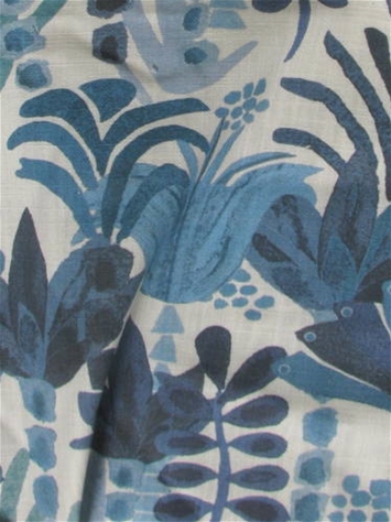 JB Huntington Indigo Valdese Fabric 