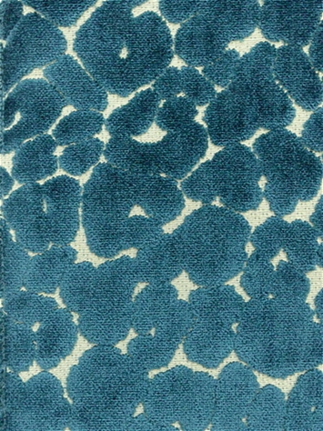 Chava Aegean Velvet Animal Print Regal Fabric