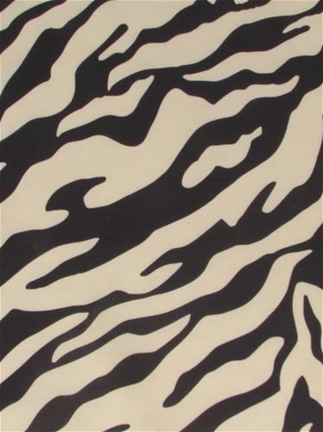 Kingdom Zebra Black/Tan Europatex Fabric 